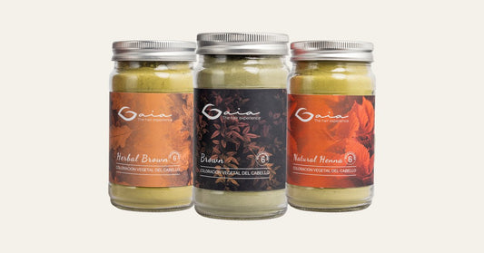 Herbal Brown, Brown y Natural Henna de Gaia, los tonos vegetales para cubrir las canas
